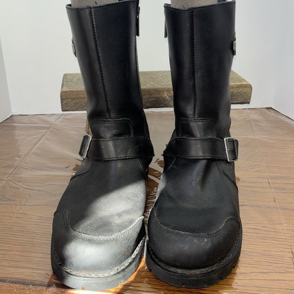 Harley Davidson Wolverine Radcliffe engineer black boots. Size 12. EUC. - Picture 3 of 6